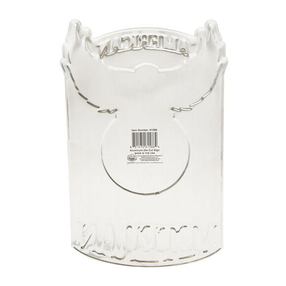 Country Side American Veteran Aluminum Die Cut Eagle and Flag Sign 16" x 10-1/2" - Picture 3 of 3